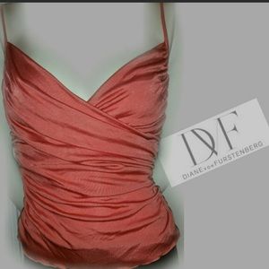 DVF wrapped cami